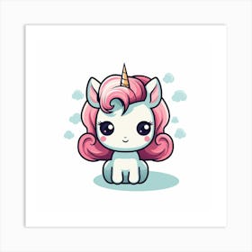 Cute Unicorn 572 Art Print