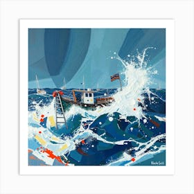 Stormy Seas Art Print