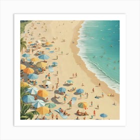 Hawaiian Beach 2 Art Print