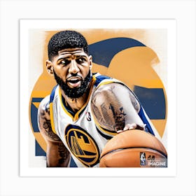 Paul George AI Art Print