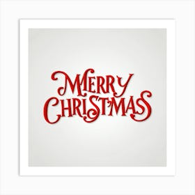 Merry Christmas 4 Art Print