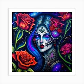 Day Of The Dead Girl Art Print