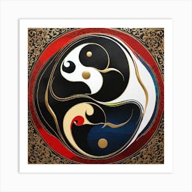 Yin Yang 65 Art Print