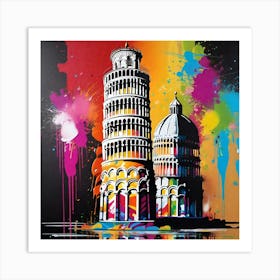 Leaning Tower Of Pisa 2 Art Print