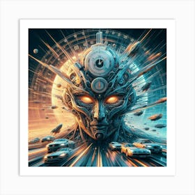 Futuristic Art 1 Art Print