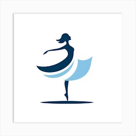 Elegance Dancer wall art Art Print