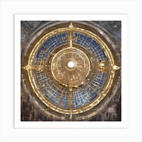 Golden Sphere Art Print