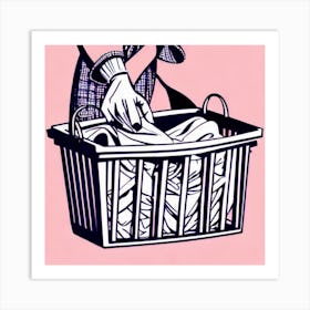Laundry Basket 5 Art Print