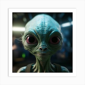 Alien Child 5 Art Print