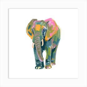 African Forest Elephant 02 Art Print