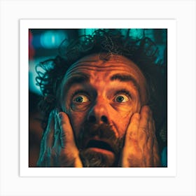 Surprised Man 1 Art Print