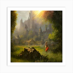 Fairytale Castle 1 Art Print