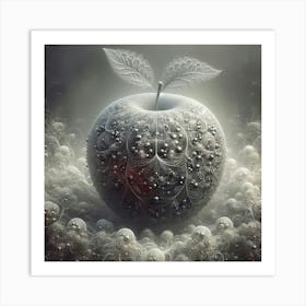 Apple In The Cloud Art Print