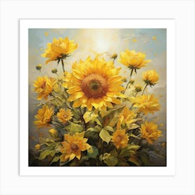 Sunflowers 1 Art Print