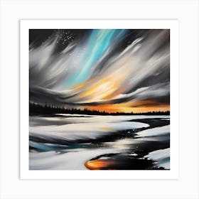 Aurora Borealis 108 Art Print