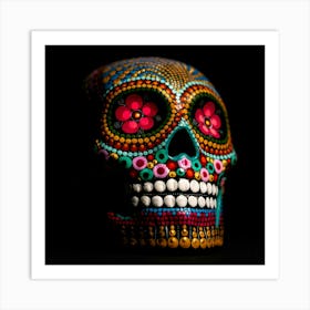 Day Of The Dead Skull Art Print