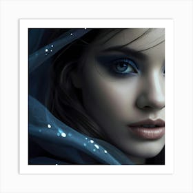 Leonardo Vision Xl High Quality 8k Ultra Hd The Lunar Siren Is 0 Upscayl 4x Realesrgan X4plus Anime Art Print