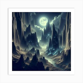 Fantasy Landscape 4 Art Print