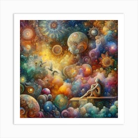 Psychedelic Painting 3 Art Print