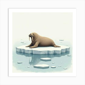 Walrus 1 Art Print