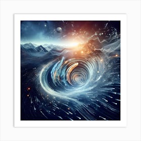 Cosmology Concept Art Art Print