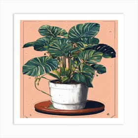 Potted Plant 1 Art Print