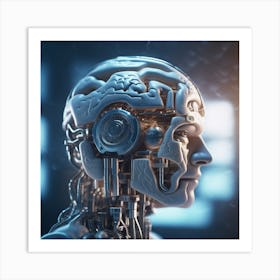 Humanoid Robot 13 Art Print