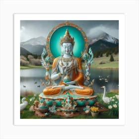 Bodhisattva Vajrasattva Art Print