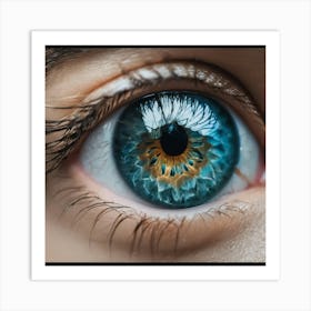 Blue Eye 3 Art Print