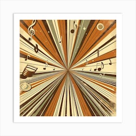 Graphic rays 2 Art Print