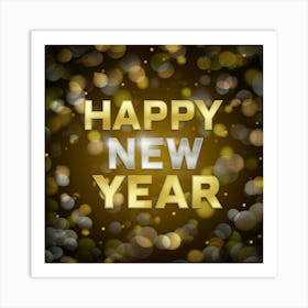 Happy New Year Art Print