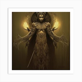 Goddess Of The Sun Art Print