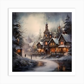 Wintertide Wonders Art Print