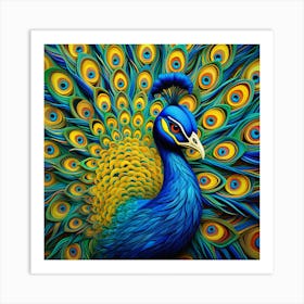 Peacock 11 Art Print