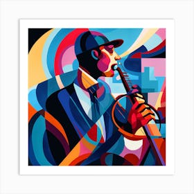 Jazz Musician 73 Art Print