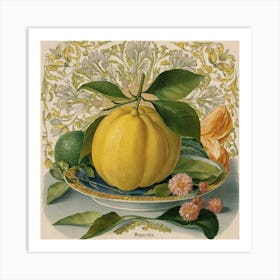 A Stunning Vintage Illustration Of A Citrus Bigara Cd85n3tit5y Tvoas5tgxw 86qkdwteq8qoy8b9 2ytq Art Print