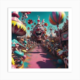 Surrealism Carnival 1 Art Print