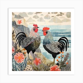 Bird In Nature Chicken 9 Art Print