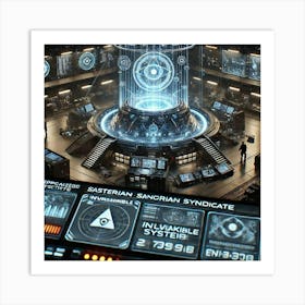 A Cloaking Systems Asterian Syndicate 1024 Art Print