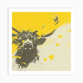 Scotland Bull Art Print