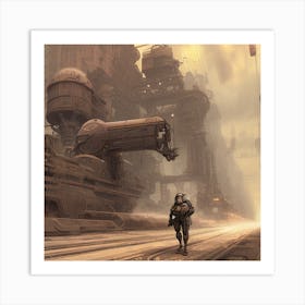 Futuristic City Art Print