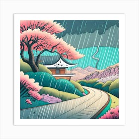 Sakura Blossoms Art Print