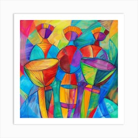 Three Vases Art Print