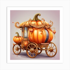 Pumpkin Carriage Art Print