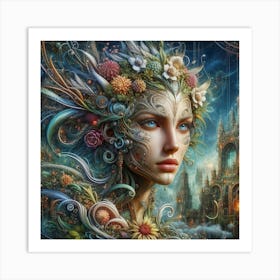 Ethereal Woman 2 Art Print