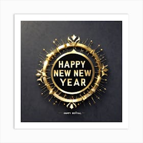 Happy New Year 110 Art Print