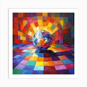 Disco Ball Art 20 Art Print