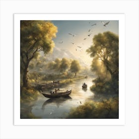 'River' Art Print