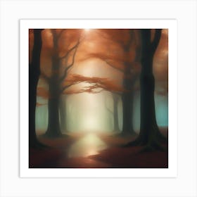 Mystical Forest Retreat 10 Art Print