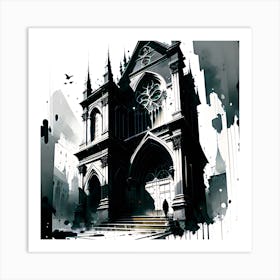 Gothic Cathedral 2 Art Print